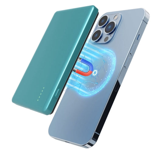 2 In 1 5000mAh 8MM Slim MagSafe Wireless Power Bank PD20W Magnetic
